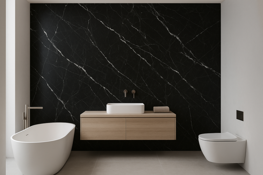 Revestimiento vertical Cover XL Negro Puro